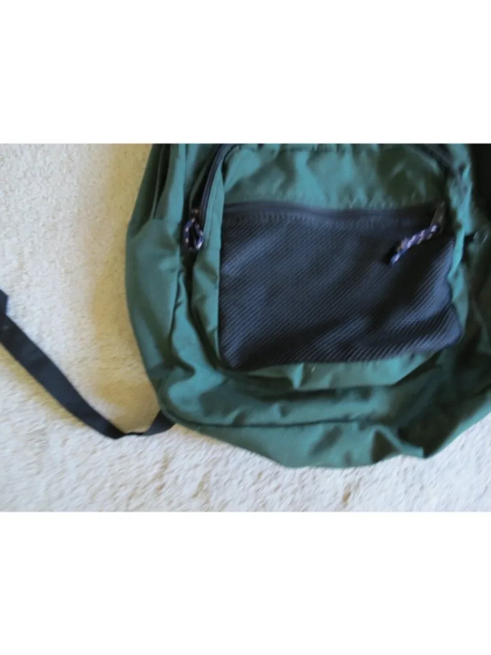 Vintage Jansport Green Backpack Hiking School
